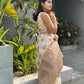 Cream Banaras Crepe Silk - Nethra