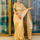 Malaika Arora PURE TISSUE Golden Silk Saree