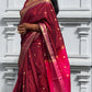 Regal Soft Silk Saree – Wine Berry