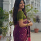 Regal Soft Silk Saree – Plum Purple