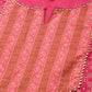 Pink Cotton Anarkali kurta
