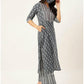 Grey Printed Kurta With Dupatta & Trouser