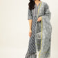 Grey Printed Kurta With Dupatta & Trouser
