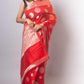 Red Georgette silk Saree-Mona