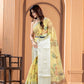 Yellow Kora Organza soft silk - Sara