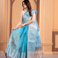 Sky Blue Kora Organza soft silk - Sara