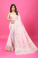 Light Pink Banaras Chiffon Silk - AbirabyBeena