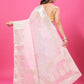 Light Pink Banaras Chiffon Silk