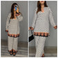 CORDSETS - white with black dots