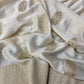 Cream Banaras Crepe Silk - Nethra