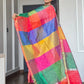 Off-White Poly Silk Solid Kurta With Pant And Dupatta