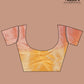 Red - Yellow Shaded soft Georgette silk - AbirabyBeena