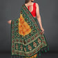 Yellow Dana Bandhani with beautiful hand work - AbirabyBeena
