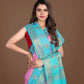 Pink Banaras Soft Georgette Silk - AbirabyBeena