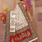 White Embroidered Gaji Silk Gharchola - AbirabyBeena