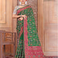 Green Embroidered Gaji Silk - AbirabyBeena