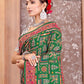 Green Embroidered Gaji Silk - AbirabyBeena
