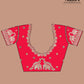 Turquoise Embroidered Gaji Silk - AbirabyBeena