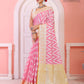 Pink Kora Organza soft silk