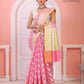 Pink Kora Organza soft silk