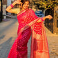Pink Banaras Soft Georgette Silk - AbirabyBeena