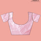 Light Pink Banaras Soft Georgette Jaal silk - AbirabyBeena