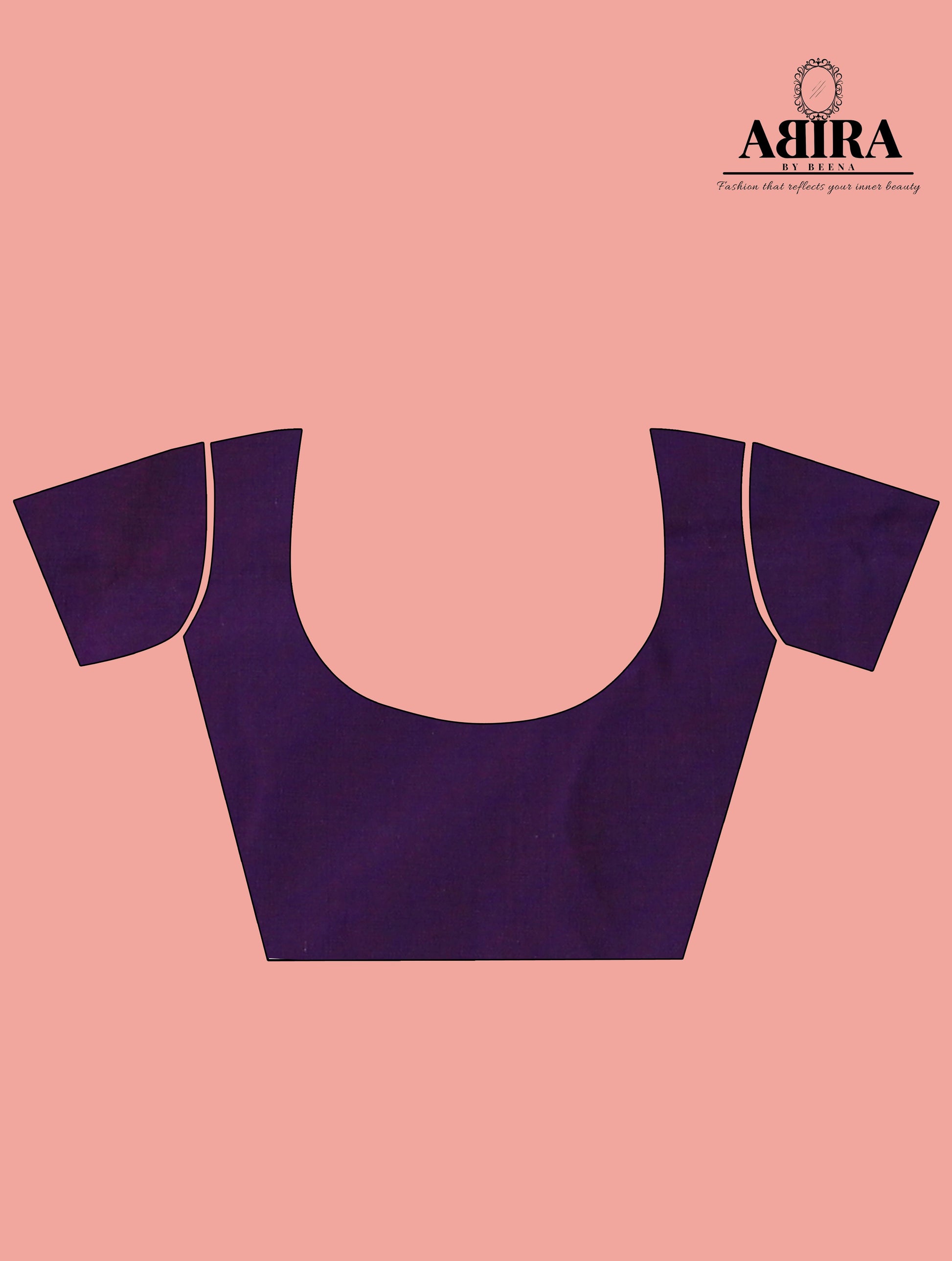 Purple  Banaras Soft Georgette Jaal silk - AbirabyBeena