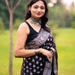 Black Banaras Soft Georgette silk - AbirabyBeena