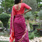 Magenta  Soft khaddi Chiffon Handloom - AbirabyBeena