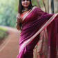 Wine plain Banaras Kota Silk - AbirabyBeena