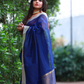 Blue plain Banaras Kota Silk - AbirabyBeena