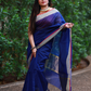 Blue plain Banaras Kota Silk - AbirabyBeena
