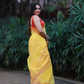 Yellow plain Banaras Kota Silk - AbirabyBeena