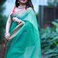 Sea Green plain Banaras Kota Silk - AbirabyBeena