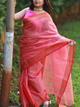Pink plain Banaras Kota Silk - AbirabyBeena