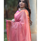 Pink plain Banaras Kota Silk - AbirabyBeena