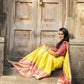 Yellow Banaras Soft Georgette silk - AbirabyBeena