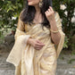 Pastel Tusar Banaras Soft Georgette silk - AbirabyBeena