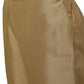 Gold Poly Silk Solid Kurta With Pant And Dupatta