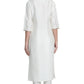 Off-White Poly Silk Solid Kurta With Pant And Dupatta