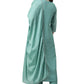 Green Poly Silk Striped Kurta With Pant And Dupatta