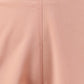 Peach Poly Crepe Solid Kurta With Pant And Dupatta