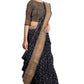 Black Banaras Soft Georgette Silk - AbirabyBeena