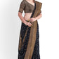 Black Banaras Soft Georgette Silk - AbirabyBeena