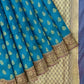 Sky Blue Banaras Soft Silk - AbirabyBeena