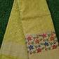 Mehandi Green Banaras Soft Georgette Silk