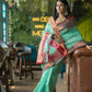 Light sea green Banaras Kota Silk - AbirabyBeena