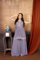 Radiant in Lilac: Light Purple Sharara Suit Set with Exquisite Embroideries for Women - AbirabyBeena
