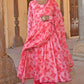Petal Pink Georgette Bloom Attire