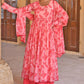 Petal Pink Georgette Bloom Attire